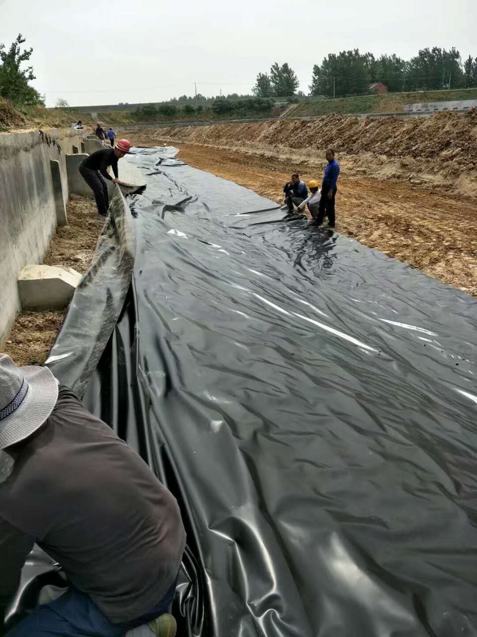 HDPE橙子视频app在线下载膜施工重点及难点分析